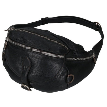 Chrome Hearts Snat Pack Dagger Zip Leather Waist Bag