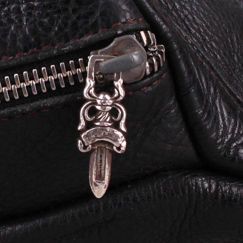 Chrome Hearts Snat Pack Dagger Zip Leather Waist Bag