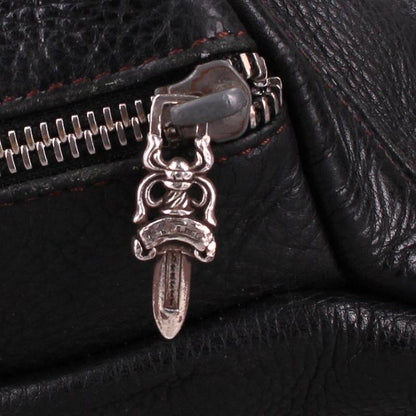 Chrome Hearts Snat Pack Dagger Zip Leather Waist Bag