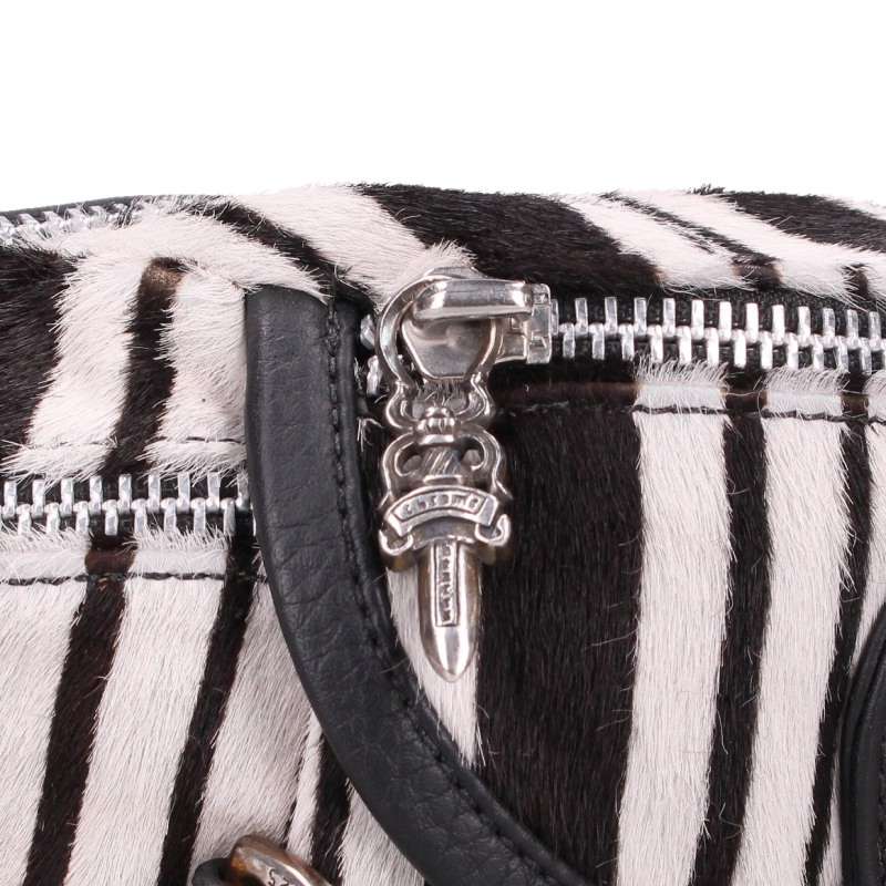 Chrome Hearts SNAT PACK MINI Calf Hair Leather Waist Bag