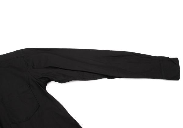 JILSANDER Cotton Basic Button-Up Shirt Black Size 36