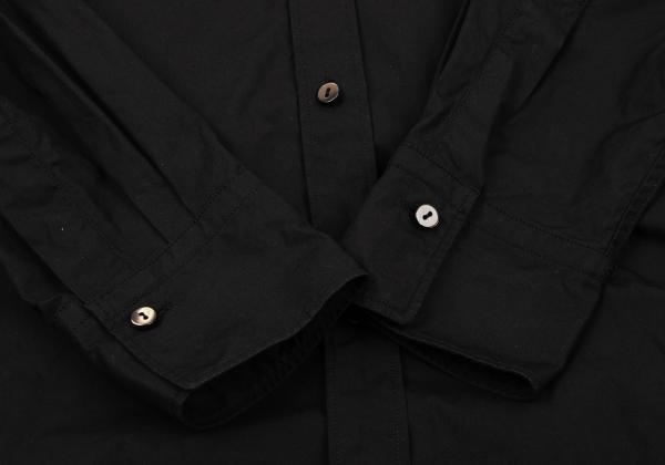 JILSANDER Cotton Basic Button-Up Shirt Black Size 36