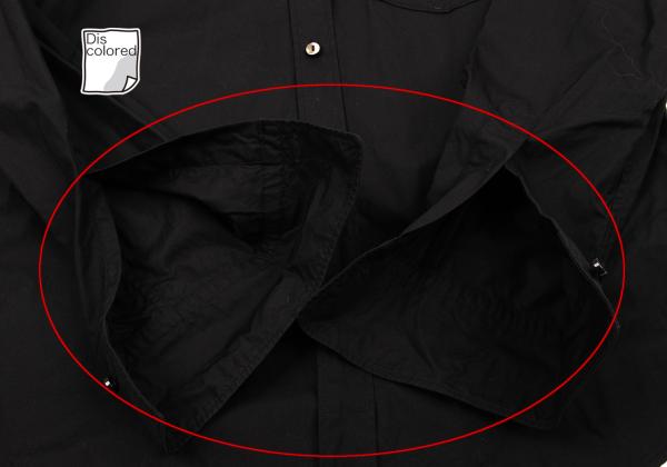 JILSANDER Cotton Basic Button-Up Shirt Black Size 36