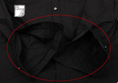 JILSANDER Cotton Basic Button-Up Shirt Black Size 36