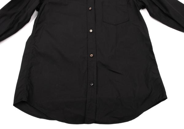 JILSANDER Cotton Basic Button-Up Shirt Black Size 36
