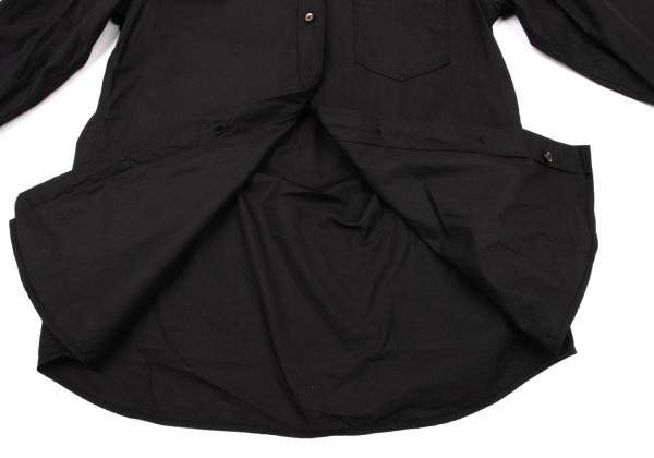 JILSANDER Cotton Basic Button-Up Shirt Black Size 36