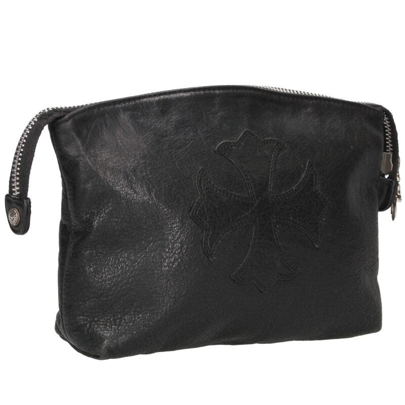 Chrome Hearts CH Plus Patch Leather Pouch Size ONE SIZE