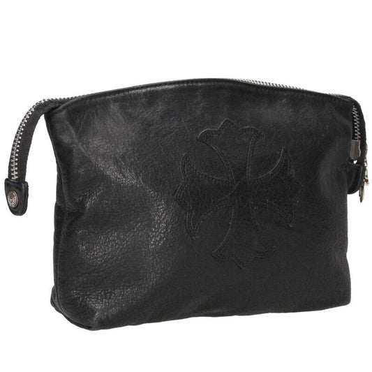 Chrome Hearts CH Plus Patch Leather Pouch Size ONE SIZE