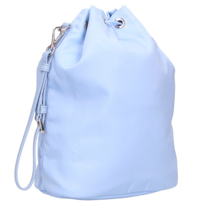Prada Re-Nylon Triangle Logo Pouch Light Blue