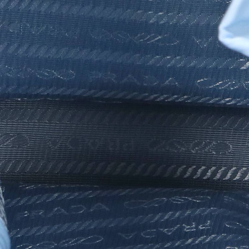 Prada Re-Nylon Triangle Logo Pouch Light Blue