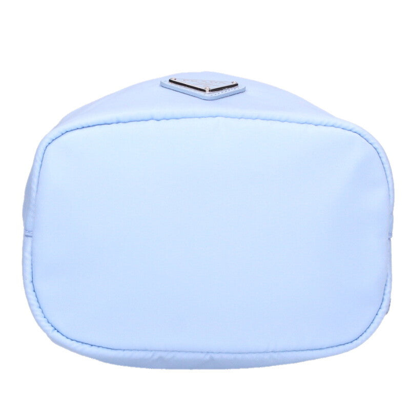 Prada Re-Nylon Triangle Logo Pouch Light Blue