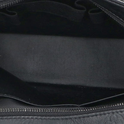 Louis Vuitton Leather Pouch Black Size GM