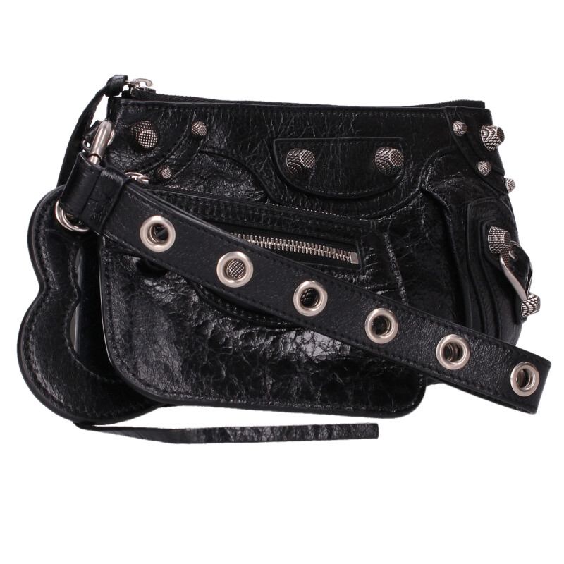 BALENCIAGA Le Cagole Multi Pouch Black Size ONE SIZE