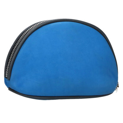 Chrome Hearts Dagger Zip Cosmetic Pouch Blue Size ONE SIZE