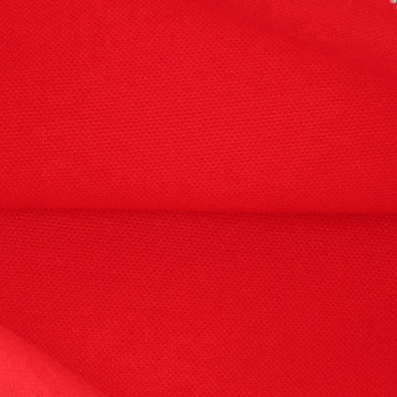 HERMES Cotton Logo Print Pouch Red Size ONE SIZE