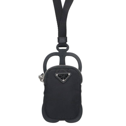PRADA Re-Nylon Strap Phone Pouch Black Size ONE SIZE