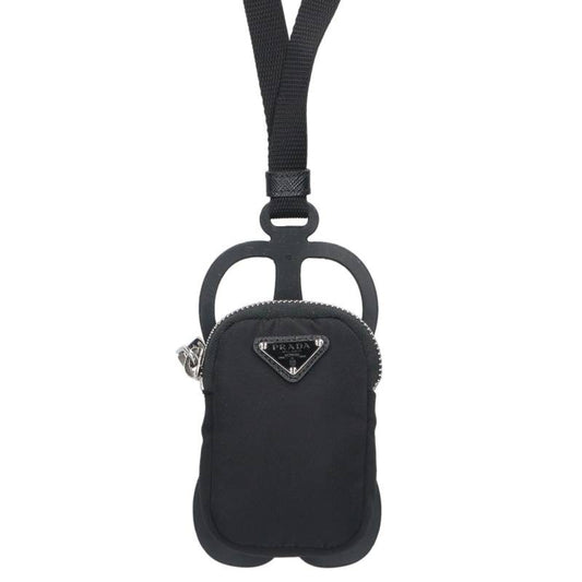 PRADA Re-Nylon Strap Phone Pouch Black Size ONE SIZE