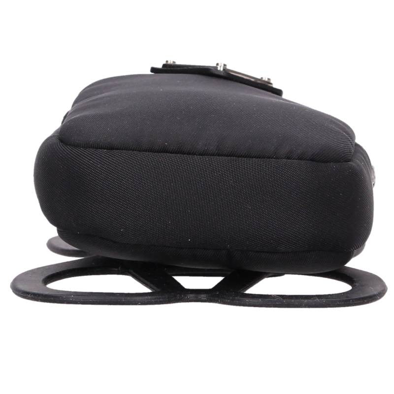 PRADA Re-Nylon Strap Phone Pouch Black Size ONE SIZE