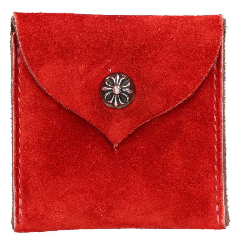 Chrome Hearts MULE POUCH Cross Ball Sandal Red/Silver