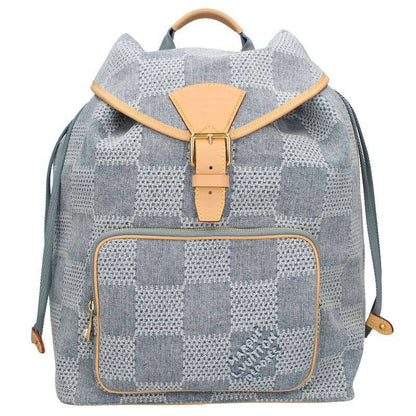 LOUISVUITTON 24AW N40708 Montsouris Damier Denim Backpack