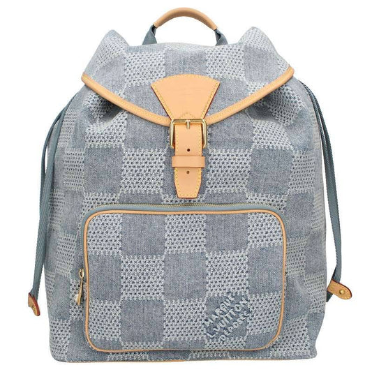 LOUISVUITTON 24AW N40708 Montsouris Damier Denim Backpack