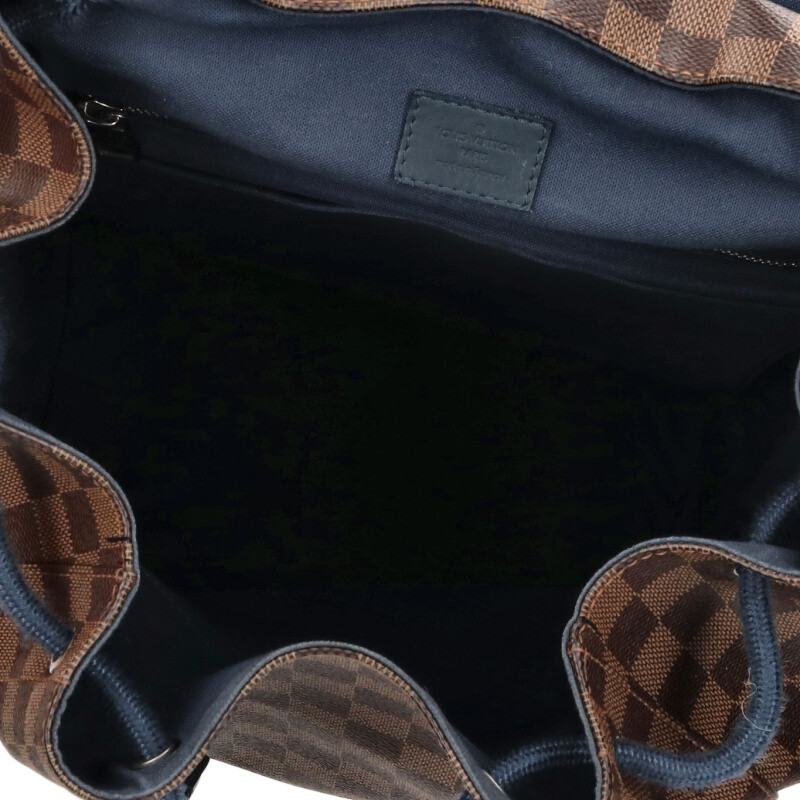 LOUISVUITTON Runner Damier Bleu Gris Backpack Size ONE SIZE