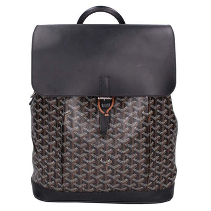 GOYARD Alpin MM PVC Leather Backpack Black Size ONE SIZE