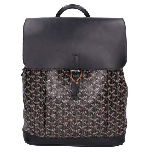 GOYARD Alpin MM PVC Leather Backpack Black Size ONE SIZE