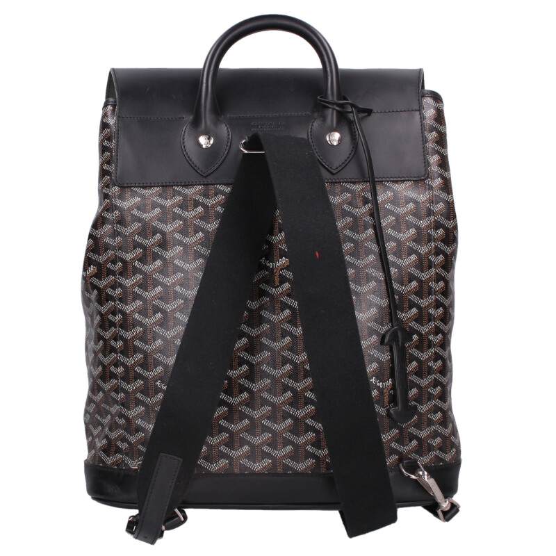 GOYARD Alpin MM PVC Leather Backpack Black Size ONE SIZE