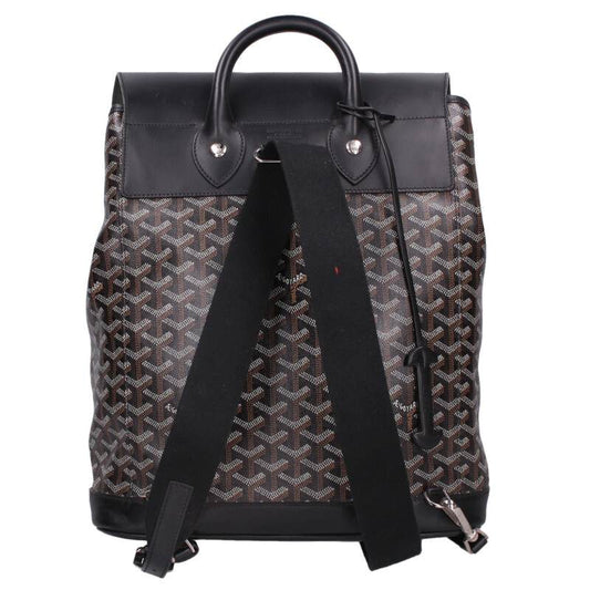 GOYARD Alpin MM PVC Leather Backpack Black Size ONE SIZE