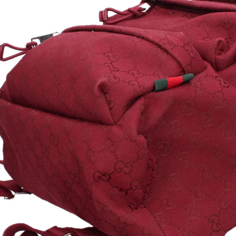 GUCCI 800265 GG All-Over Pattern Backpack Size ONE SIZE