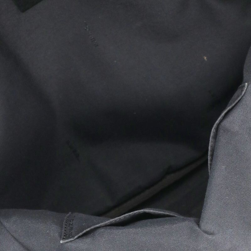 Fendi Monogram Nylon-Leather Backpack Black x Gray x Yellow