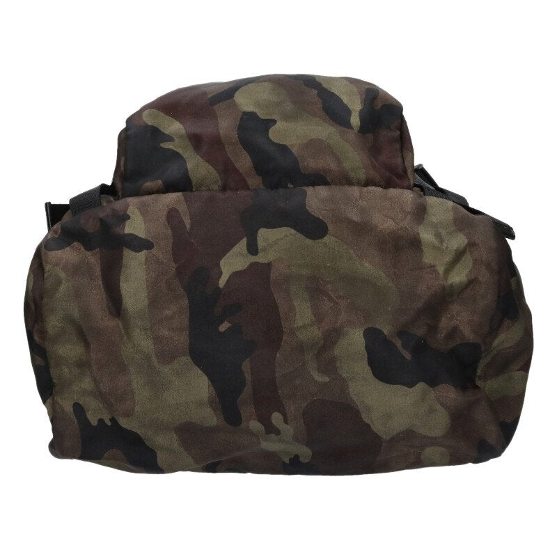Prada V135 Triangle Logo Camo Nylon Backpack