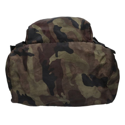 Prada V135 Triangle Logo Camo Nylon Backpack