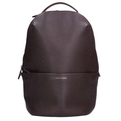 COLE HAAN Triboro Leather Backpack Brown Size ONE SIZE
