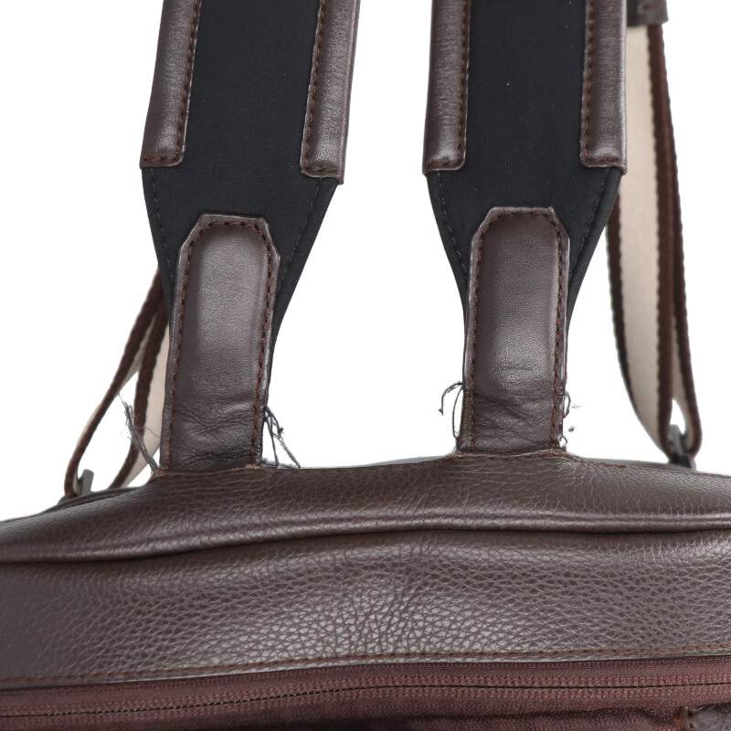 COLE HAAN Triboro Leather Backpack Brown Size ONE SIZE