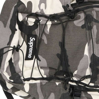 Supreme All-over camo Backpack Black x White x Gray One Size
