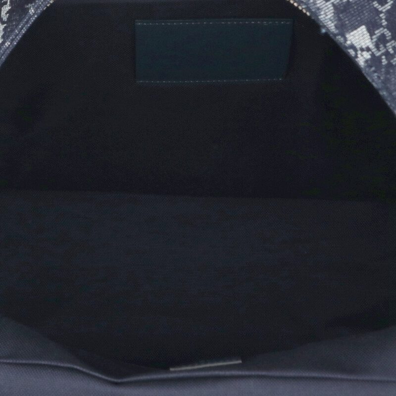 GUCCI GG Pattern Denim Backpack Navy