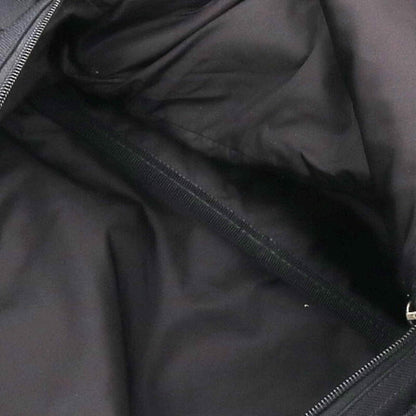 Balenciaga Logo Nylon Canvas Backpack Black