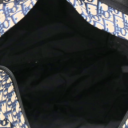 DIOR Oblique Jacquard Backpack Navy Size ONE SIZE
