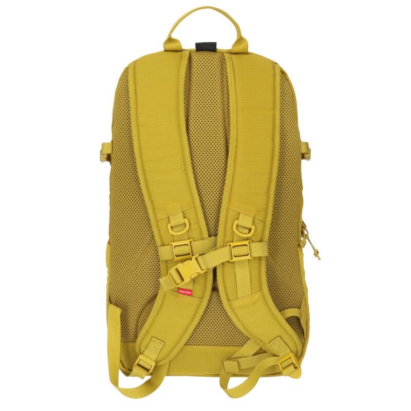 Supreme 17AW Ripstop backpack Yellow