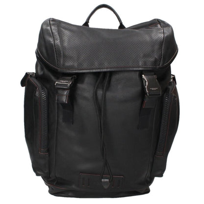 COACH Leather Daypack Backpack Black Size ONE SIZE