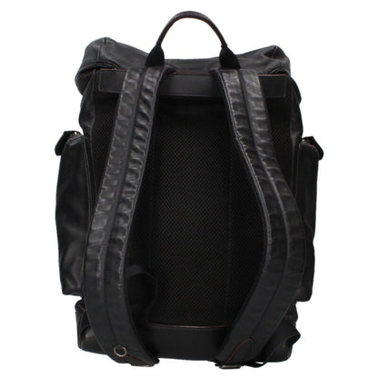 COACH Leather Daypack Backpack Black Size ONE SIZE