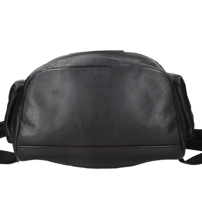 COACH Leather Daypack Backpack Black Size ONE SIZE