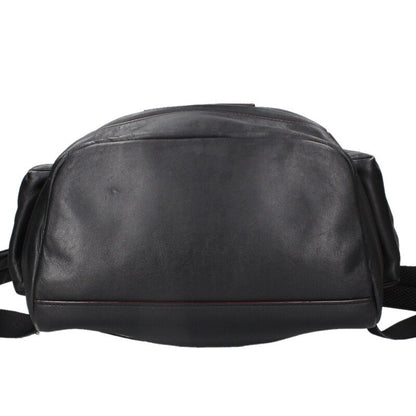 COACH Leather Daypack Backpack Black Size ONE SIZE