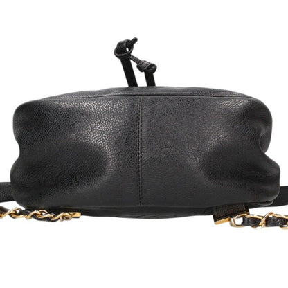 CHANEL Triple Coco Rucksack Black Gold Size ONE SIZE