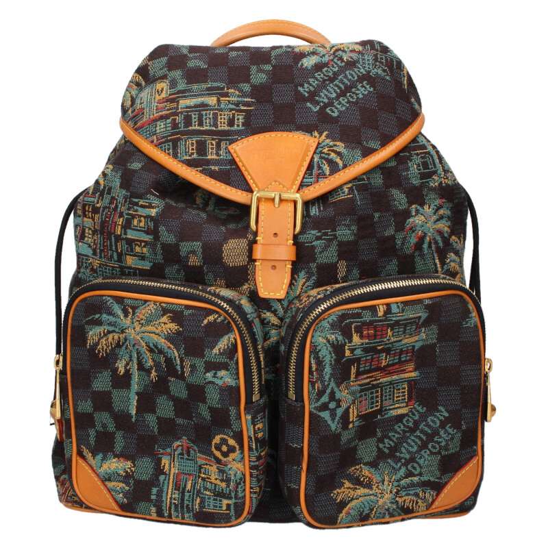 LOUISVUITTON Montsouris Cargo Miami Print Size ONE SIZE