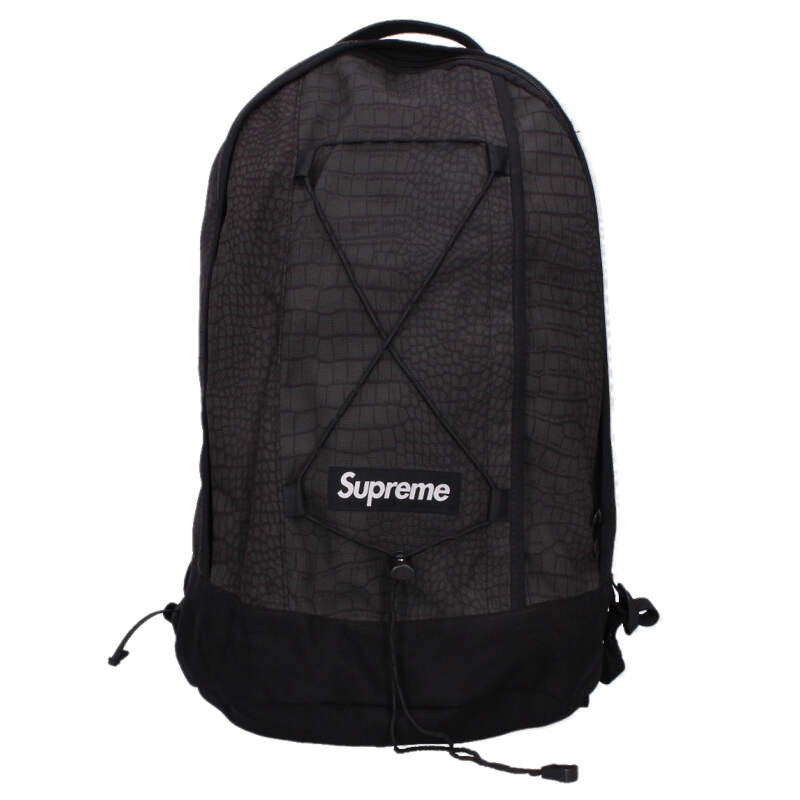 SUPREME 13SS Box Logo Nylon Backpack Gray Size ONE SIZE