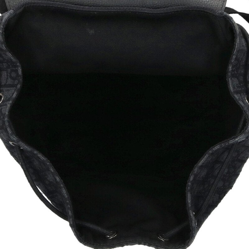 DIOR Oblique Backpack Black Gray Size ONE SIZE