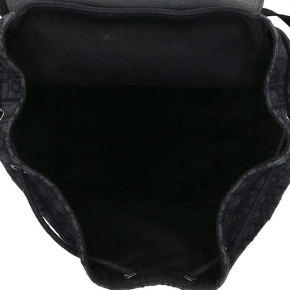 DIOR Oblique Backpack Black Gray Size ONE SIZE